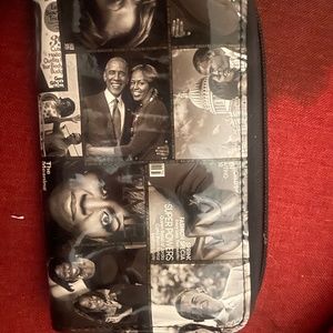 Obama Black and White Wallet